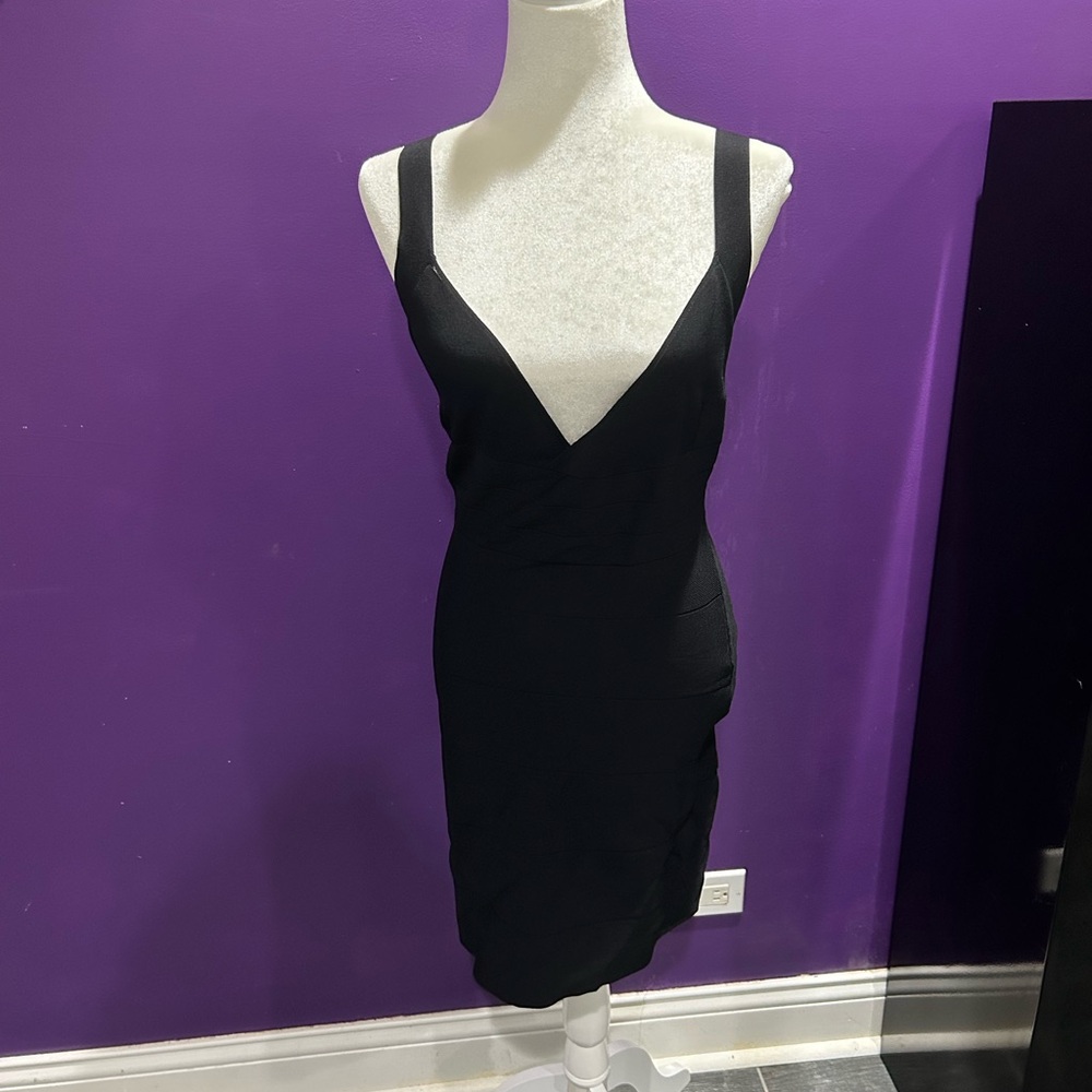 Tight black Glassons mini dress